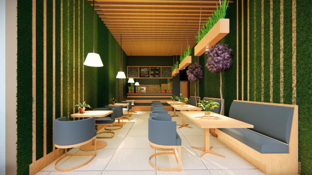 Cafe interior design
