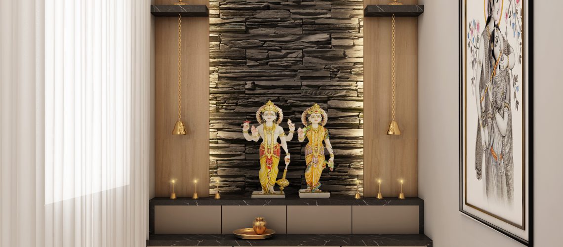 pooja room interior design