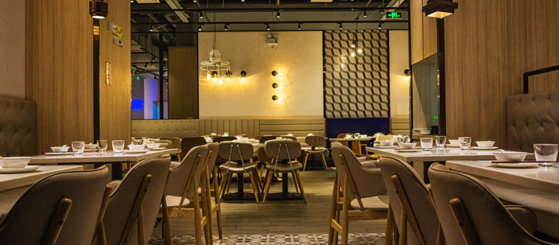 Interior design of Restaurant